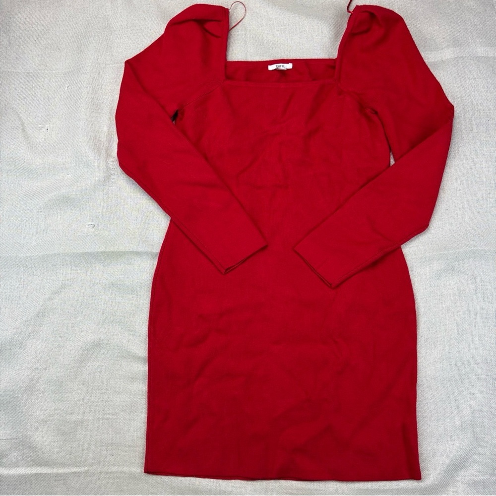 Bar Iii Women's Square-Neck Bodycon Sweater Dress Size Large